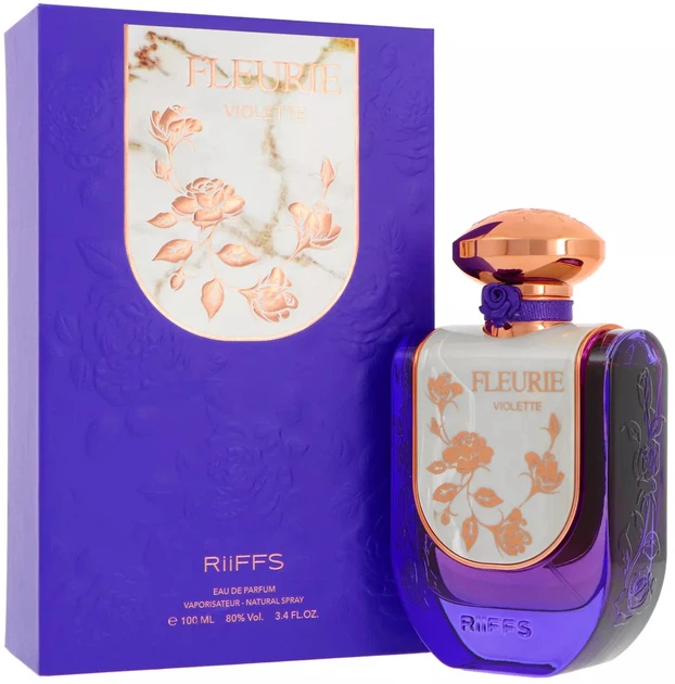 Парфумована вода для жінок Riiffs Parfums Fleurie Violette 100 мл (6297001574140) - зображення 3