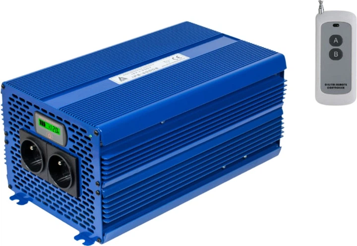 Przetwornica napięcia AZO Digital SINUS II IPS-4000S PRO ECO MODE 12V DC / 230V AC 4000W (4PRZYUE94) - obraz 1