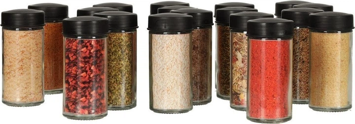 Organizer na przyprawy Excellent Houseware z 18 pojemniczkami szklanymi (5903039745223) - obraz 6