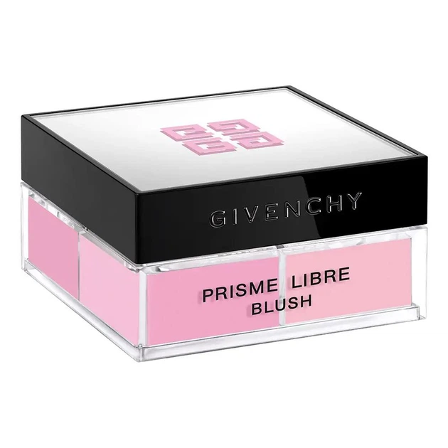 Розсипчаста пудра-рум'яна для обличчя Givenchy Prisme Libre Blush n°01 Mousseline Lilas 6g - зображення 4