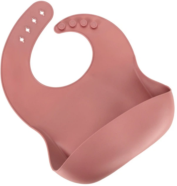 Набір посуду для годування дітей Ikonka темно-рожевий 9 елементів (5903039751118) - зображення 5