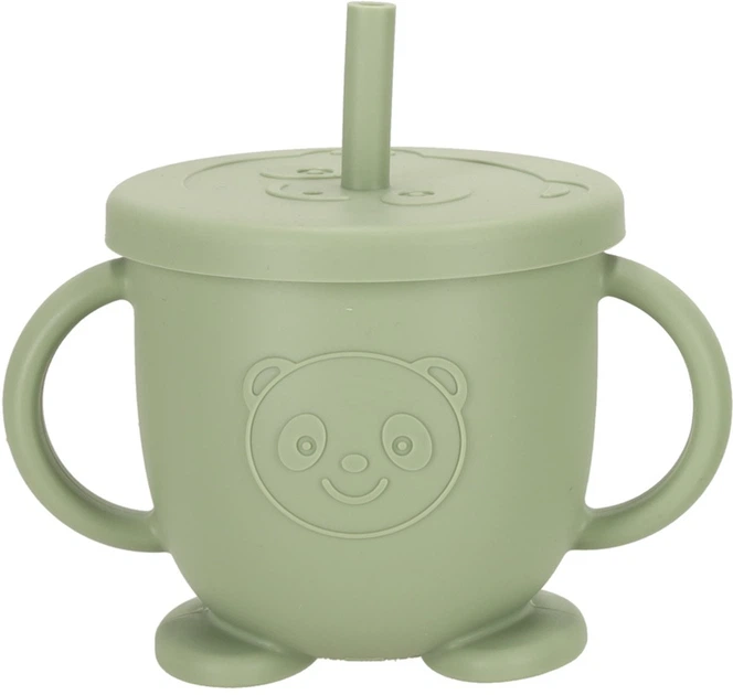 Набір посуду для годування дітей Ikonka зелений 8 елементів (5903039751149) - зображення 10