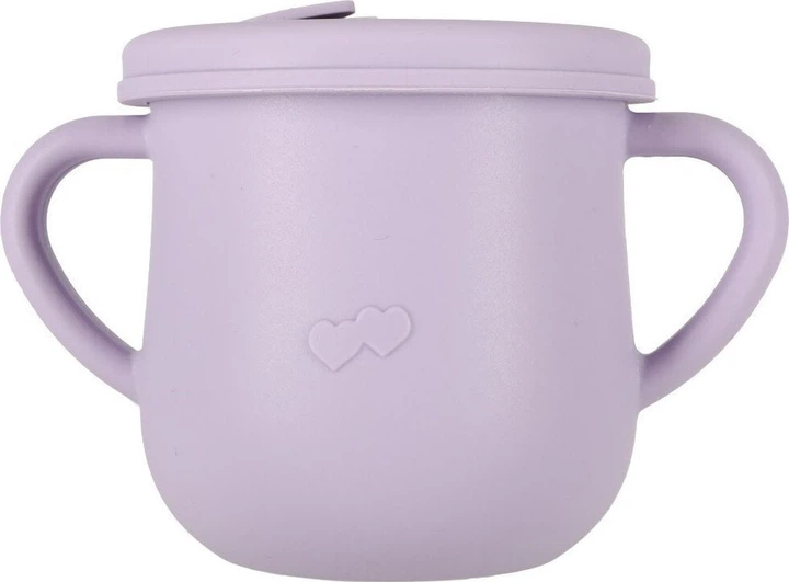 Набір посуду для годування дітей Ikonka фіолетовий 9 елементів (5903039740785) - зображення 11