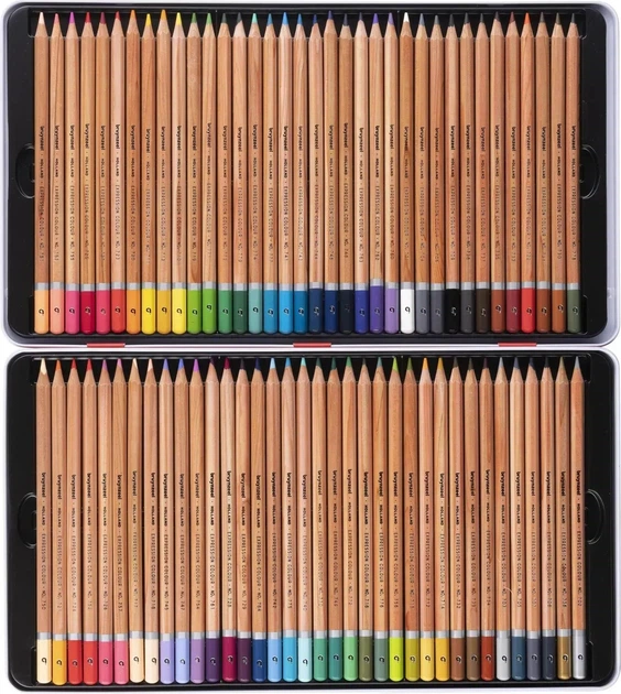 Zestaw kolorowych kredek Bruynzeel Expression 72 szt. (8712079424954) - obraz 2
