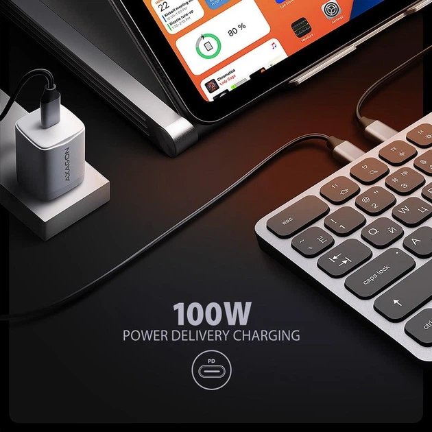Клавіатура дротова Axagon HMC-KB 9 in 1 USB Silver/Black (HMC-KB-CRL) - зображення 17