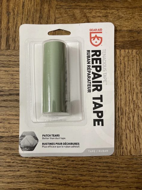 Ремонтна стрічка Gear Aid by McNett Tenacious Repair Tape green 7.5 cm x 50 cm - зображення 5