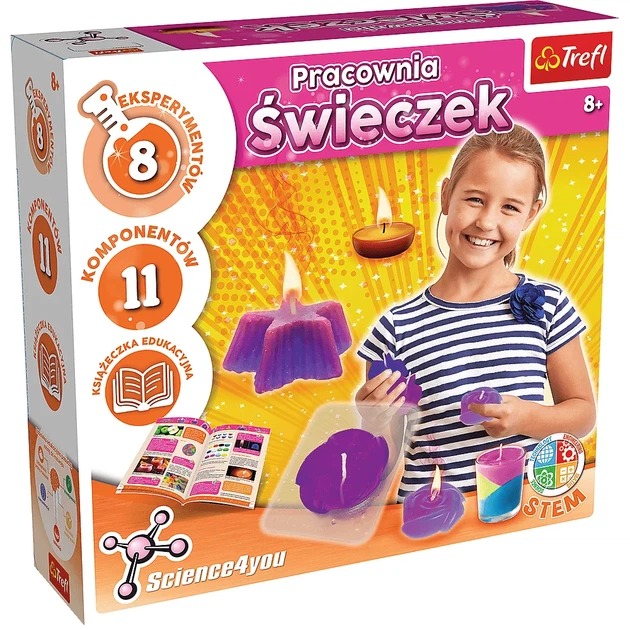 Науковий набір Trefl Science4you Майстерня свічок (61115) (5900511611151) - зображення 1