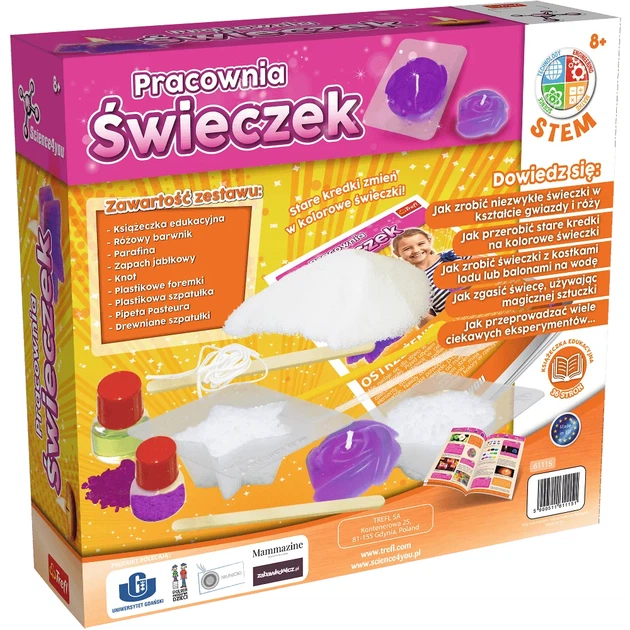 Науковий набір Trefl Science4you Майстерня свічок (61115) (5900511611151) - зображення 2