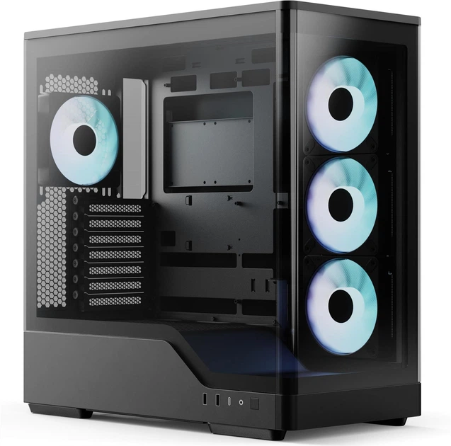 Корпус AeroCool P500A-BK-v1 Black (ACCM-PN08143.11) - зображення 2