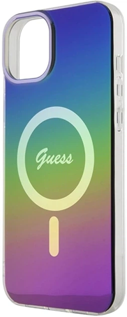 Панель Guess IML Iridescent MagSafe для Apple iPhone 15/14/13 Rainbow (3666339154646) - зображення 6