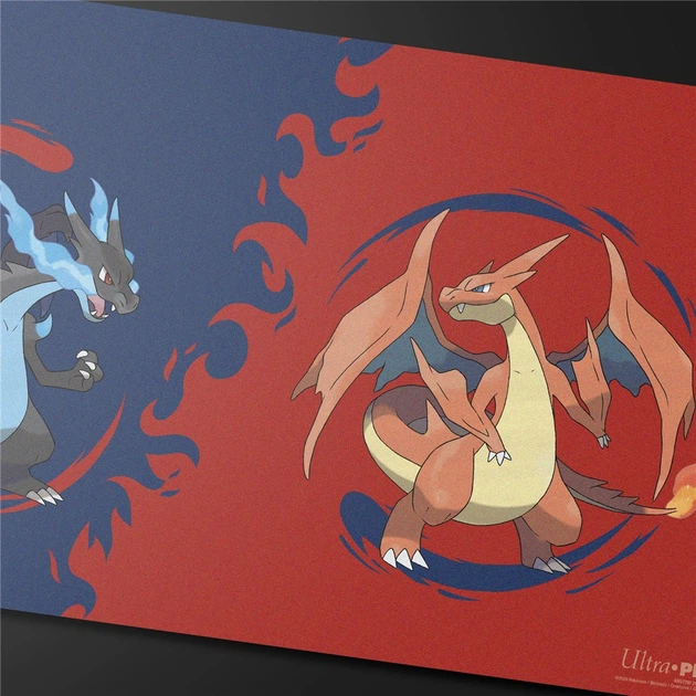 Mata do gry Ultra Pro Pokémon - Playmat - Mega Charizard X Y (0074427167387) - obraz 3