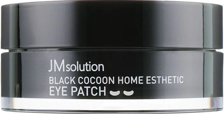 Гидрогелевые ультраувлажняющие патчи с экстрактом черного кокона - JMsolution Black Cocoon Home Esthetic Eye - изображение 2