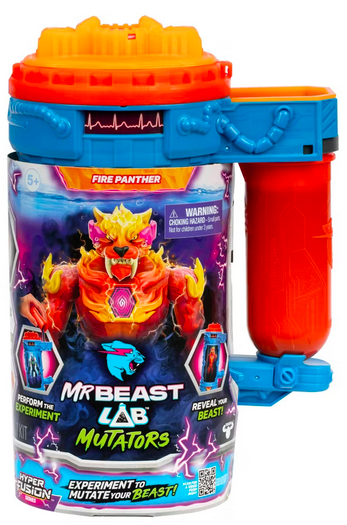 Ігровий набір MrBeast Lab Станція перетворення Пантера вогняна 20427 (630996250099) - зображення 4