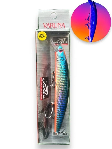 Воблер на щуку, окуня, судака VARUNA 110SP \16g (Fishing)(№24) (8098-64) - Фото 1 Воблер на щуку, окуня, судака VARUNA 110SP \16g (Fishing)(№24) (8098-64) - изображение 1