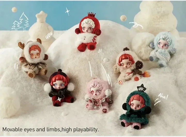 Мяка іграшка фігурка Skullpanda Winter Symphony Series Plush