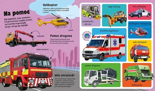 Книжечка сенсорна AWM Звуки транспортних засобів 60 звуків (58.11.1 12306) (9788381812306) - зображення 3