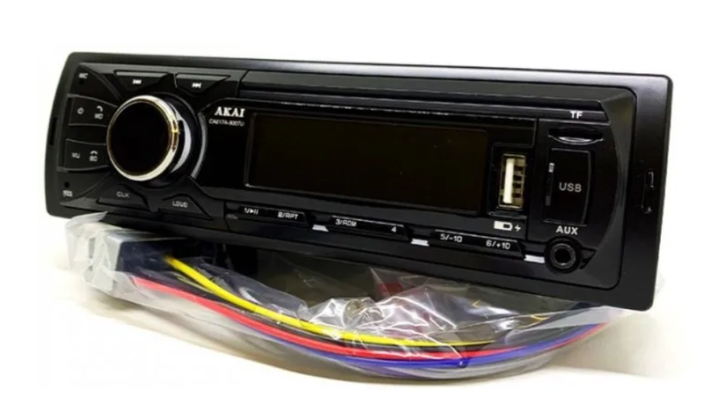 Автомагнитола MP3/SD/USB/FM AKAI CA017A-9007U магнитола мафон в машину авто 1 дин din магнитофон V05866 - изображение 3