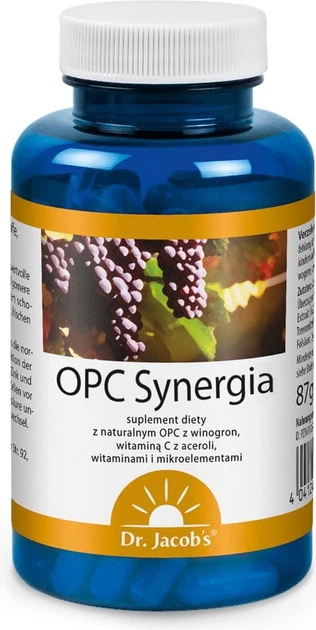 Suplement diety Dr. Jacob's OPC Synergia 120 kapsułek (4041246501926) - obraz 1