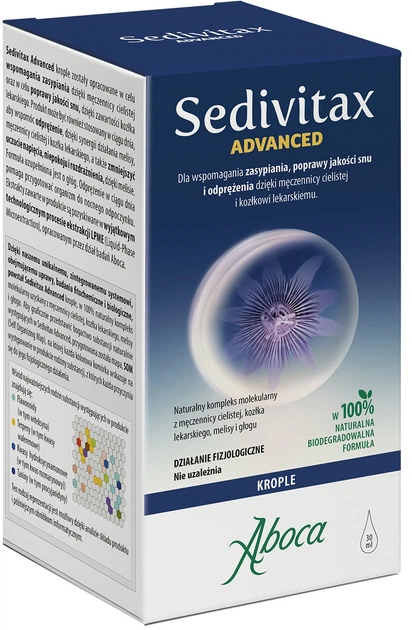 Suplement diety Aboca Sedivitax Advanced 30 ml (8032472023326) - obraz 1