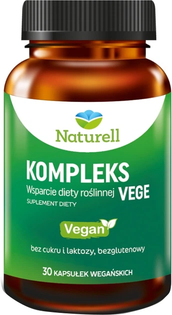 Дієтична добавка Naturell Комплекс Vege 30 капсул (5903031285598) - зображення 1