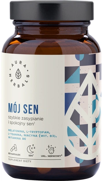 Suplement diety Aura Herbals Mój Sen 60 kapsułek (5902479613925) - obraz 1