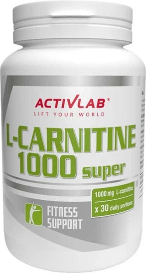Suplement diety ActivLab L-Carnitine 1000 Super 30 kapsułek (5907368801155) - obraz 1