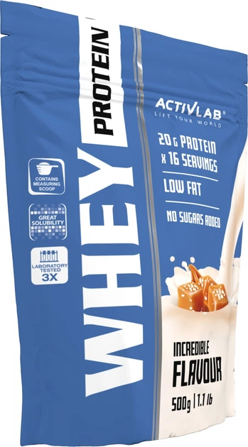 Odżywka białkowa Activlab Whey Protein o smaku słonego karmelu 500 g (5907368803487) - obraz 1