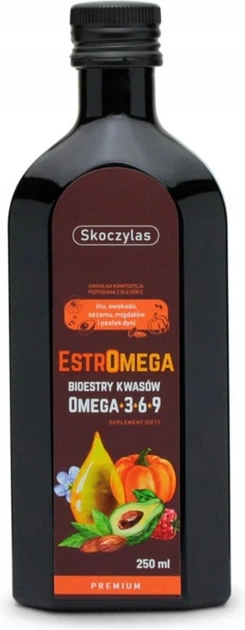 Suplement diety Skoczylas Estromega Premium Omega 3-6-9 250 ml (5903631208201) - obraz 2