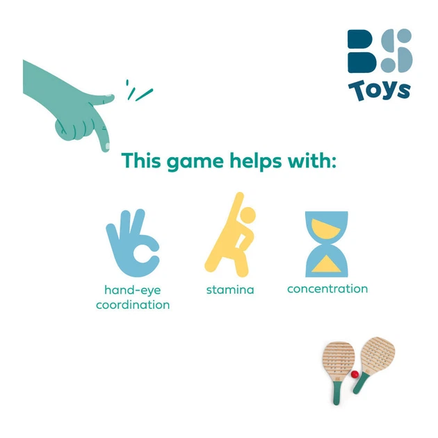 Zestaw zabawek Bs Toys do gry w padla 4690644 (8717775444688) - obraz 4