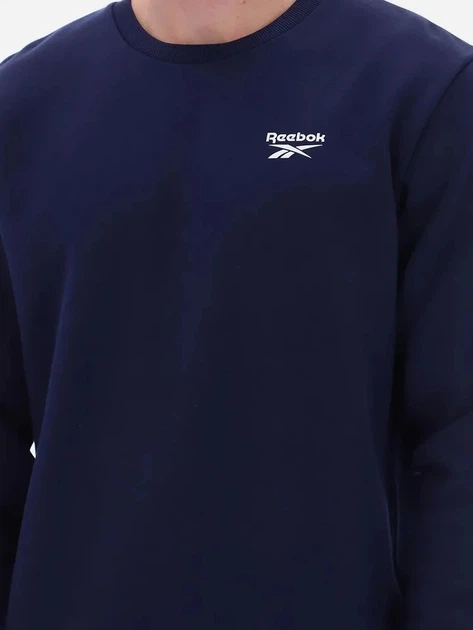 Світшот чоловічий Reebok Kai Small Logo Crewneck Swe 100240741 S Темно-синій (1200175386537) - зображення 5