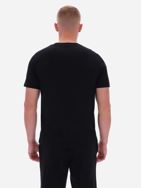 Футболка бавовняна довга чоловіча Reebok Bruno Big Logo Crew Neck Ss 100240887 S Чорна (1200175458524) - зображення 2