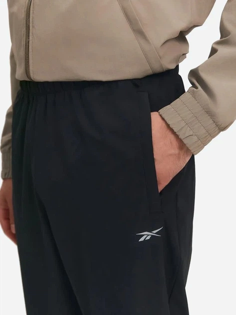 Спортивні штани чоловічі Reebok Desmond Slim Leg Training J 100242074 XL Чорні (1200175836674) - зображення 5