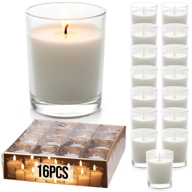 Zestaw świec Home & Styling Collection białe bezzapachowe 16 szt (8721037623032) - obraz 5