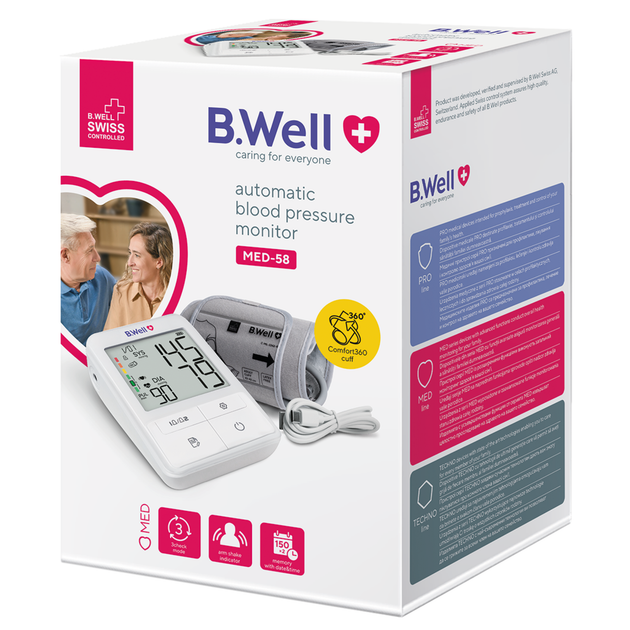 Автоматический тонометр B.Well MED-58 - изображение 8