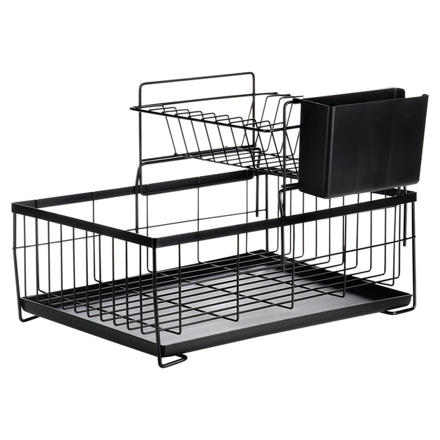 Сушарка для посуду Vilde 2-рівнева 42 x 28 x 28 см (5904316497132) - зображення 1