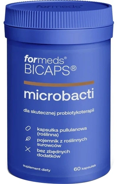 Дієтична добавка Formeds Bicaps Microbacti 60 капсул (5903148622477) - зображення 1