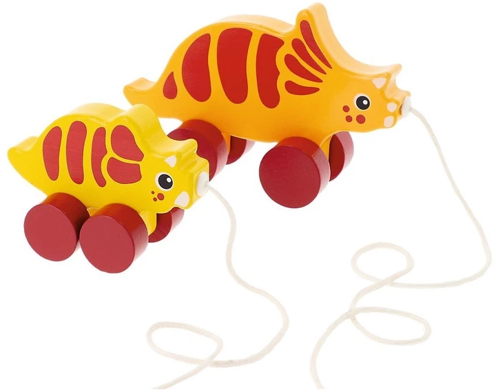 Дерев'яна іграшка Trefl Динозавр – Трицератопс (61745) (5900511617450) - зображення 2