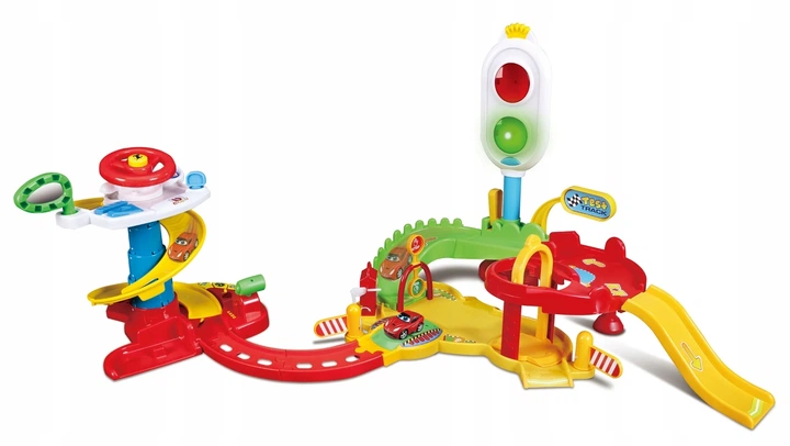 Автотрек BBurago Junior Ferrari з світловою сигналізацією BBJ88805 (4893998888054) - зображення 2