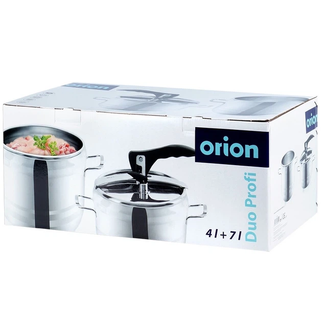 Szybkowar Orion Profi stalowy 4+7 l 2 szt (8592381081249) - obraz 11