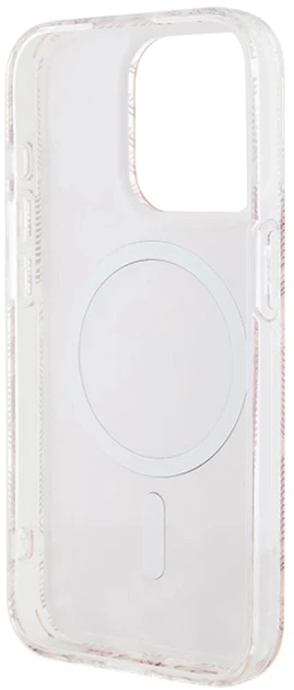 Etui plecki Guess IML GCube MagSafe do Apple iPhone 15 Pro Max Pink (3666339222017) - obraz 7