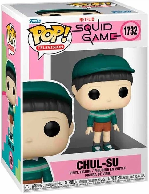 Figurka Funko POP! Squid Game Chul-su 10 cm 83485 (889698834858) - obraz 1