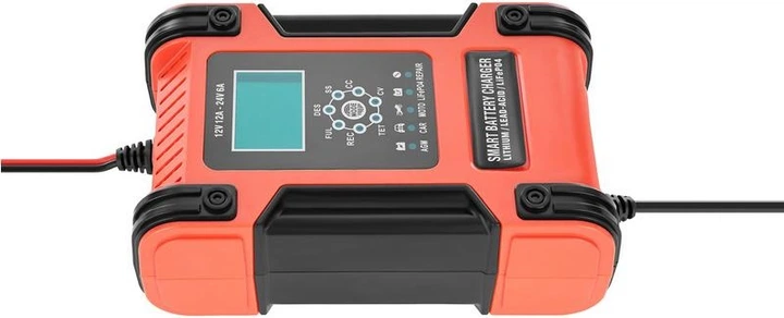 Зарядний пристрій для акумуляторів AZO Digital BC-12 12A (230V/12V) 6A (230V/24V) AGM / LiFePO4 / GEL (AZO00D1330) - зображення 2