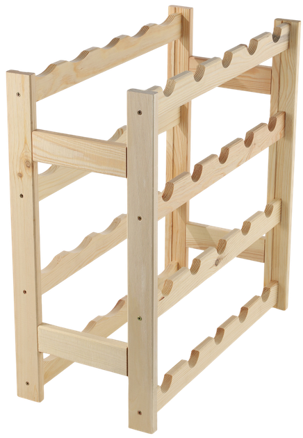 Дерев’яна підставка для вина Kadax Carpi 54 x 25 см(5903699484630) - зображення 1