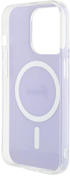 Etui plecki Guess IML Iridescent MagSafe do Apple iPhone 15 Pro Max Purple (3666339154813) - obraz 7