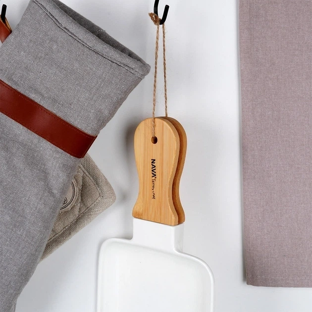 Talerz do serwowania Nava Terrestrial porcelanowy Biały 46 x 2.5 x 18 cm (10-263-030) - obraz 4