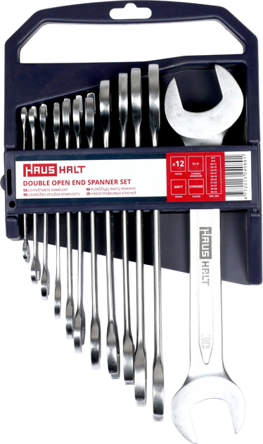 Zestaw kluczy płasko-oczkowych Haushalt 6-32 mm 12 szt (40102822) - obraz 1