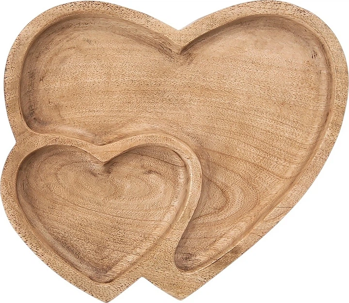 Talerz do serwowania Orion Mango drewniany podwójny 23 x 2.5 x 20 cm (8592381220150) - obraz 2