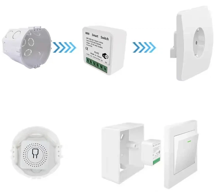 Реле Tuya Zigbee 3.0 16А - Фото 4 Реле Tuya Zigbee 3.0 16А - изображение 4