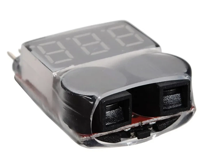 Светодиодный индикатор напряжения Lipo/Li-ion/LiMn/LiFePo4 1-8S, тестер низкого напряжения, зуммер - изображение 2