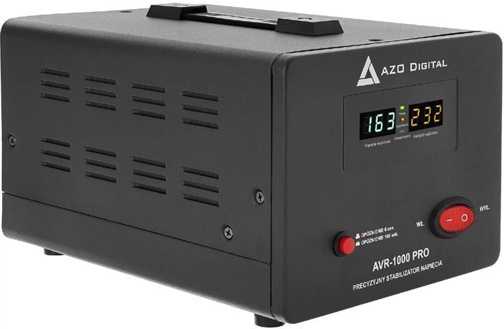 Стабілізатор напруги AZO Digital AVR-1000 PRO 1000VA / 600W (AZO00D1155) - зображення 2